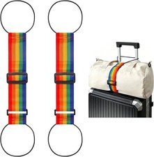 Multi Use Strong Adjustable Luggage Connector Straps for Suitcases,2 Pack