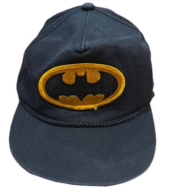 Batman 1989  Vintage Snapback Cap Michael Keaton Batman Era Embroidered Logo