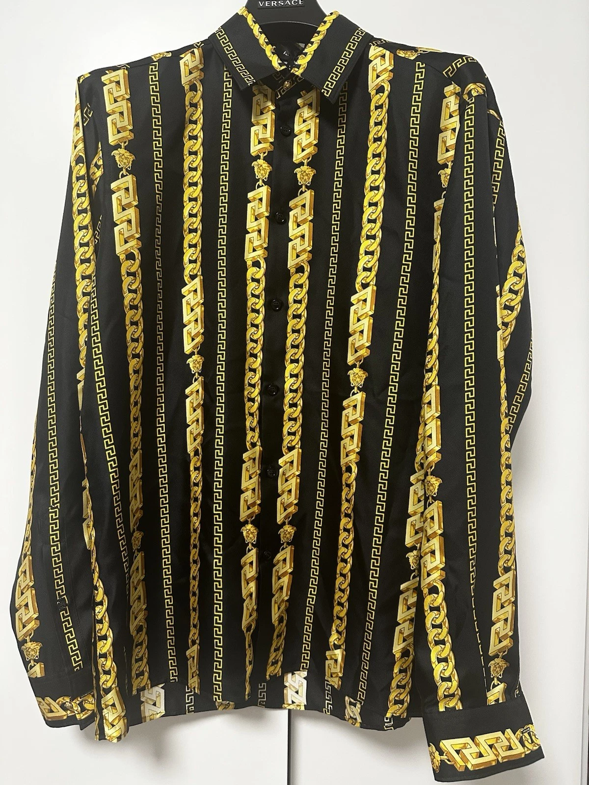 Versace — Versace Chain Silk Shirt