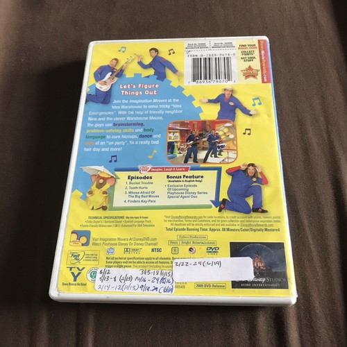 Imagination Movers Warehouse Mouse Edition Figure Thing Out Playhouse Disney DVD - Picture 2 of 3