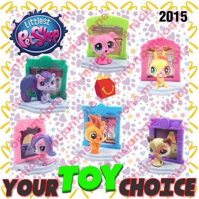 McDonald's 2015 LITTLEST PET SHOP Tiny Animal FIGURE LPS Hasbro YOUR Toy CHOICE