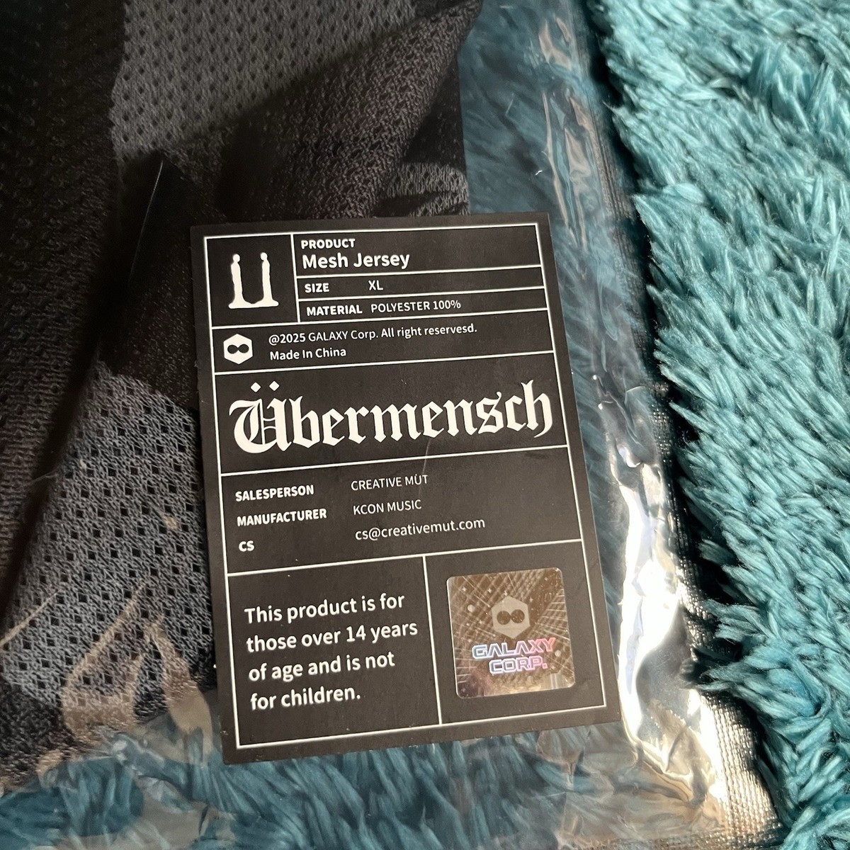 G-DRAGON Übermensch MESH JERSEY XL G-DRAGON Übermensch MESH JERSEY XL