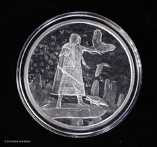 Celtic Lore The Morrigan 1 oz Silver Round in Box w/ COA