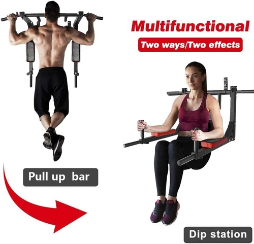 Klimmzugstange Wandmontage Klimmzug Pull Up Bar Krafttraining Tragkraft 200kg DE - Bild 2 von 8