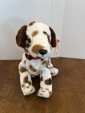 Ty Beanie Baby Bo Dalmatian brown spots toy stuffed Plush 