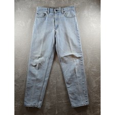 Levis 550 Relaxed Tapered Jeans Men 34x32 Fit 32x31 USA Made Distressed 94 *Read