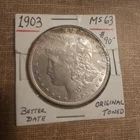 1903 Morgan Silver Dollar Philadelphia Uncirculated Better Date $1 Coin