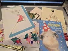 50 Hallmark high End Holiday birthday Cards Random Pull Nice Mix W/ Envelopes