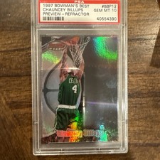 1997-98Bowman's Best Previews Chauncey Billups #BBP12 Refractor (RC) 