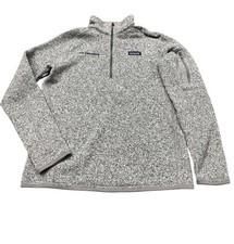 Patagonia Better Sweater 1/4 Zip Fleece Pullover Men  s L Gray Heather