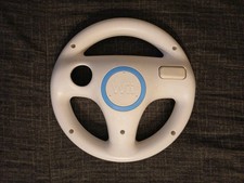 OEM Official Nintendo Wii Racing Steering Wheel White