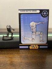 Star Wars Miniatures Revenge of the Sith Super Battle Droid 39/60 With Card WOTC