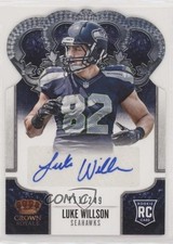 2013 Panini Crown Royale Silver Die-Cut Signatures /249 Luke Willson Auto 02rn