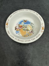 Avon 1984 Hey Diddle Diddle Nursery Rhyme Bowl 6 1/4  x 1 3/4  Child Dining Dish