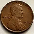 1910 Lincoln Wheat Cent Philadelphia Mint Second Year Issue Early Date BN1044