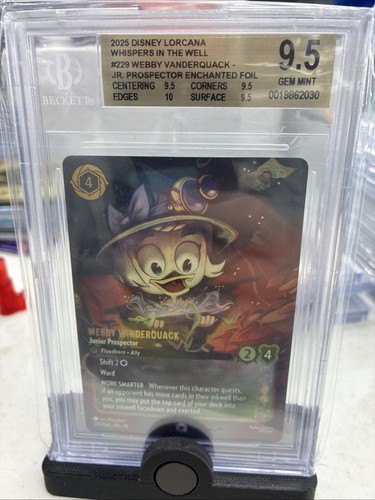 Webby Vanderquack - Junior Prospector graded BGS 9.5 for sale on eBay