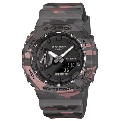 Casio G-Shock Analog/Digital Resin Multifunktionsuhr GA-2100CM-8AER