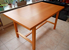 Habitat Beech Wood Extending Dining Table for 6-8 People.