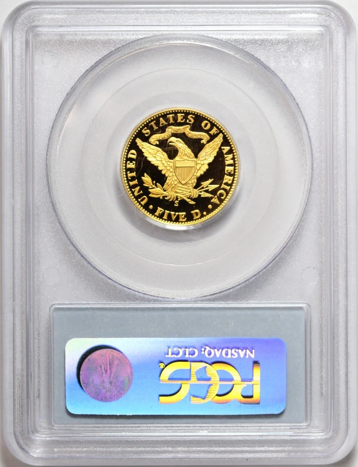 2006-S $5 Gold PROOF San Francisco Old Mint - PCGS PR69DCAM Commemorative Coin - Image 2 of 4