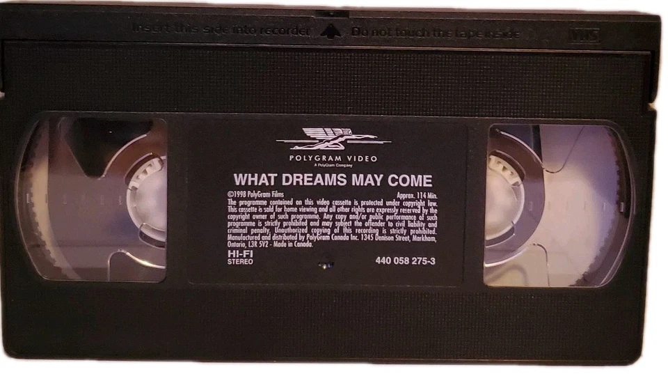 What Dreams May Come,  Robin Williams, Cuba Gooding, Jr.   VHS Movie - Image 3 of 3