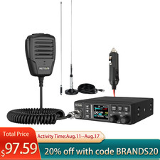 MB3B CB Radio AM/FM/WX NRC Long Range CB Mobile Radio NOAA SWR, EMG Channel 9/19