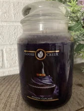 Goose Creek candles “Poison cupcake” Halloween 24oz  jar Retired/rare 