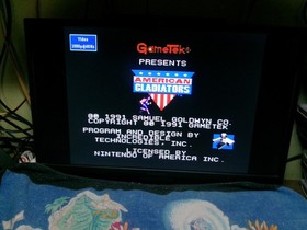 #705 Nes Nintendo American Gladiators Complete Tested 