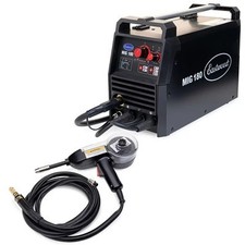 Eastwood 33990 Kit Mig Welder 120 240 Volt Input 180 Amp Output Black Aluminum