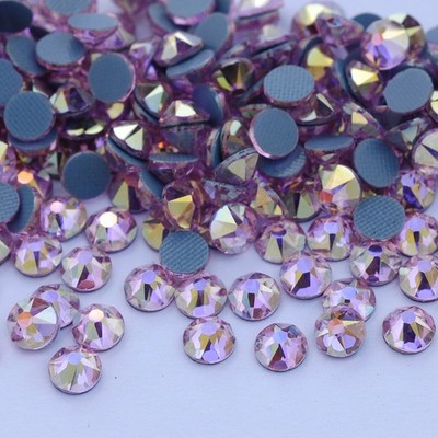 Flat Back Hotfix rhinestone XIRIUS Lt. Rose AB For rhythmic gymnastics leotard
