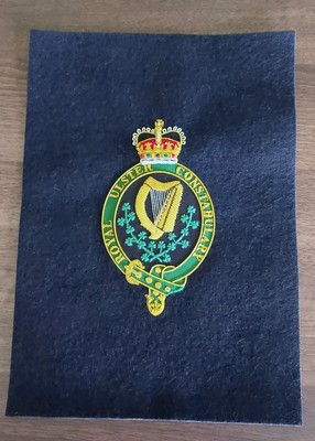 Royal Ulster Constabulary RUC Bullion gesticktes Emblem