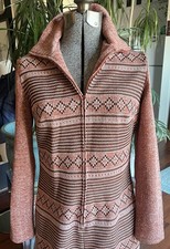 Vintage 1960’s Kay Windsor Knit Dress Size M Kilim Boho EUC Machine Wash/Dry