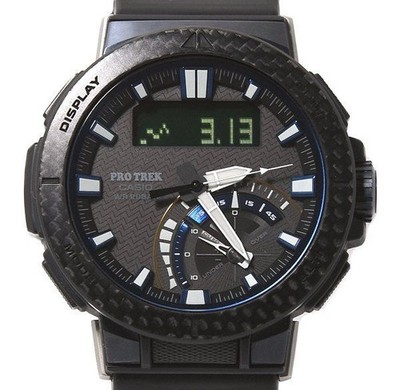 Casio PRW-73X-1JF Solar Working Mens PROTREK Carbon Bezel Dress Watch Authentic
