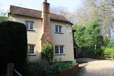 Foto 6x4 Clare Cottage Stoke Row Es gibt einen OS-Benchmark [[5582505]] auf c2017