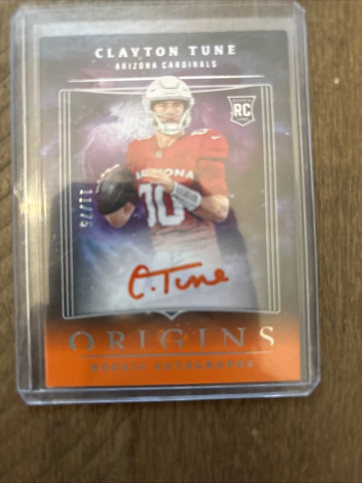 2023 Panini Origins - Rookie Autographs Clayton Tune #RACTU Orange /75 (AU, RC) - Image 3 of 4
