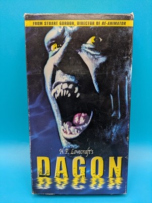 Dagon (VHS, 2002) H.P. Lovecraft Adaptation Stuart Gordon Horror - Tested