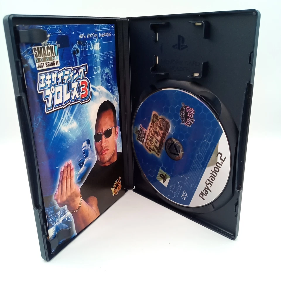 WWE SmackDown Just Bring It PS2 PlayStation 2 Original Japanese CIB Complete - Image 4 of 4