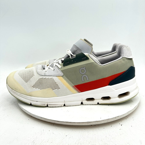 On Cloudrift Swiss Engineering Men Size 12 87.98117 Undyed White Flame Shoes