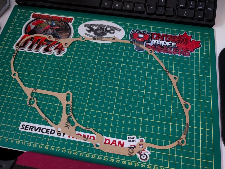 Junta de embrague Honda FT500 Ascot reemplaza 11394-MC8-000 compatible con 1982-1983 500cc Foto 3 de 4