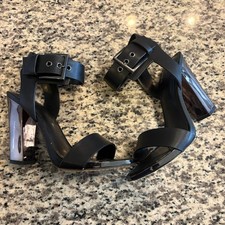DKNY Terah Block Heel Sandal   Women  s Size 7.5   Black   Worn Once   RN 31127