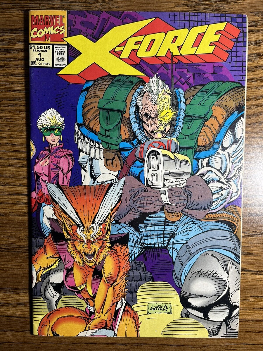 X-FORCE 1 ROB LIEFELD COVER WARPATH SHATTERSTAR MARVEL