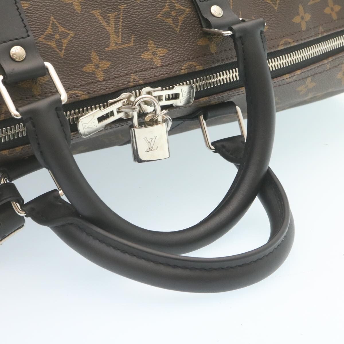 【希少】Louis Vuitton Keepol 55 Macassar LOUIS VUITTON Keepall Bandouliere 55 M56714 Monogram