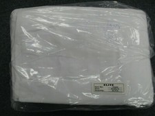 LOT OF 6 NEW WHITE FULL SIZE 54X80X15 FITTED BED SHEET T180 PERCALE HOTEL LINEN