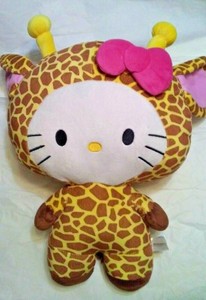 Hello Kitty Giraffe Circus Plush Pillow 19