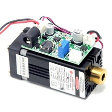 405nm 100mW Violet/Purple Blue Laser Diode Dot Module 12VDC w TTL Cooling Fan