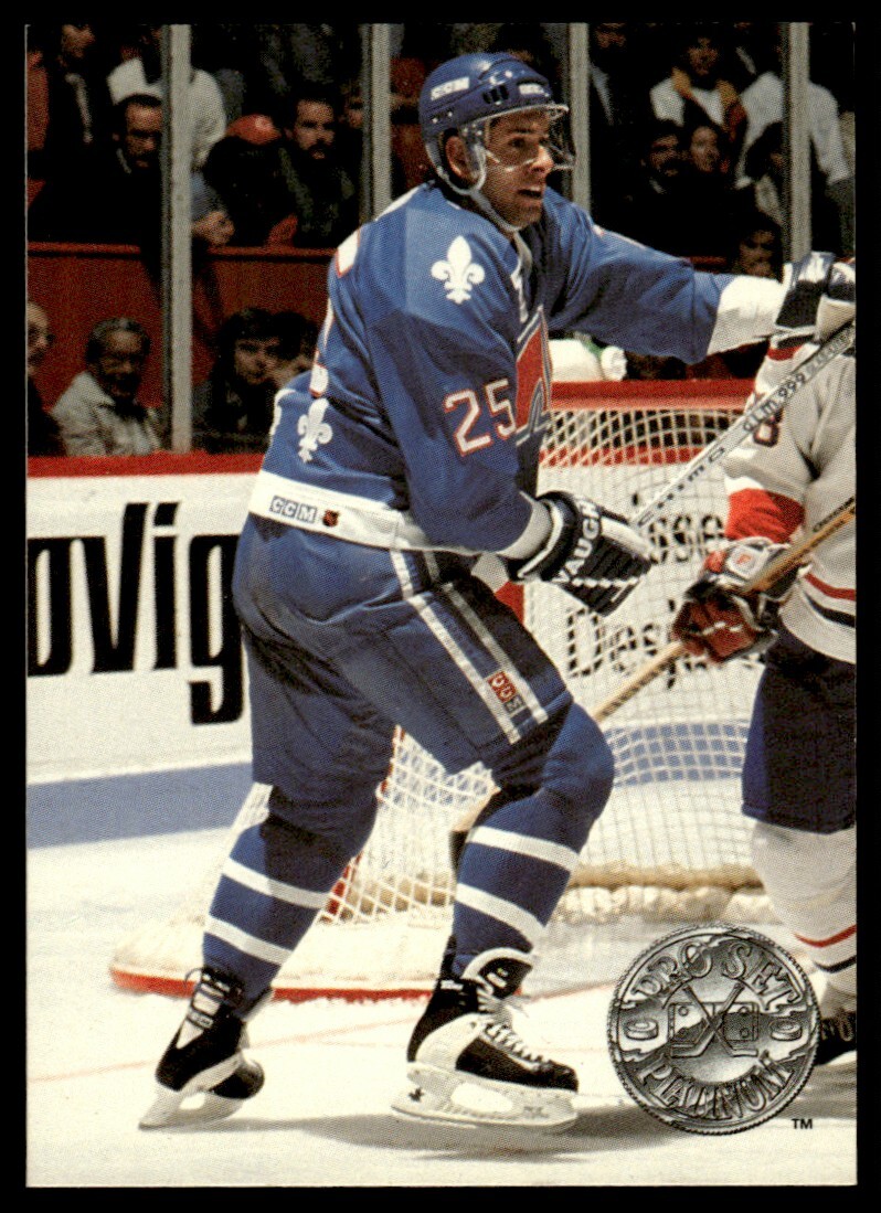 1991-92 Pro Set Platinum #100 Stephane Morin Quebec Nordiques