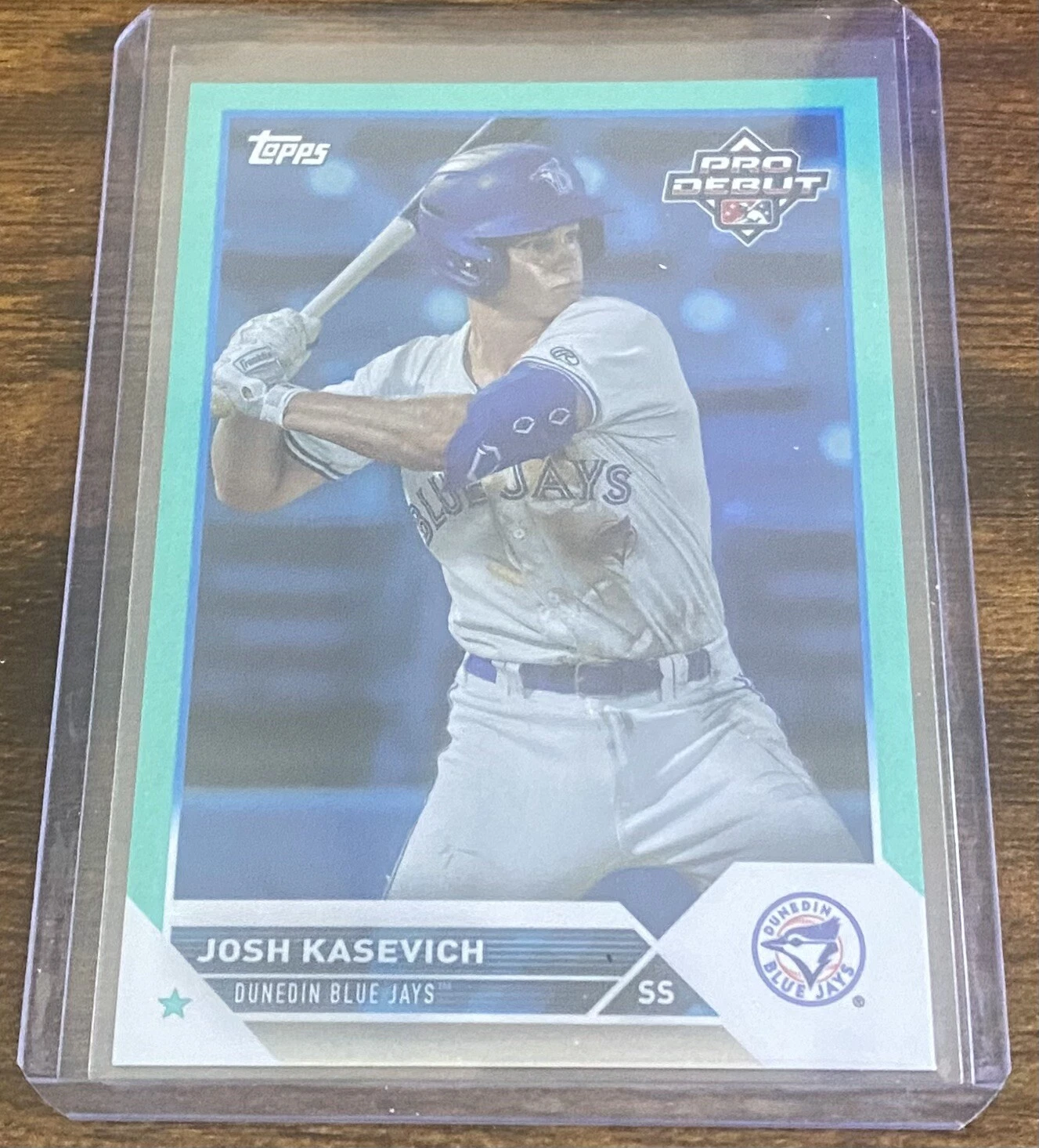 Josh Kasevich 2023 Topps Pro Debut Aqua Foil /75 #PD-154 Dunedin Blue Jays