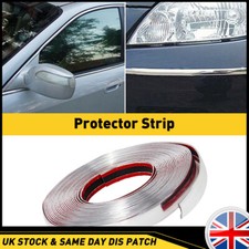 20mm x 500CM Chrome Car Styling Tuning Moulding Strip Trim Self Adhesive Tape UK