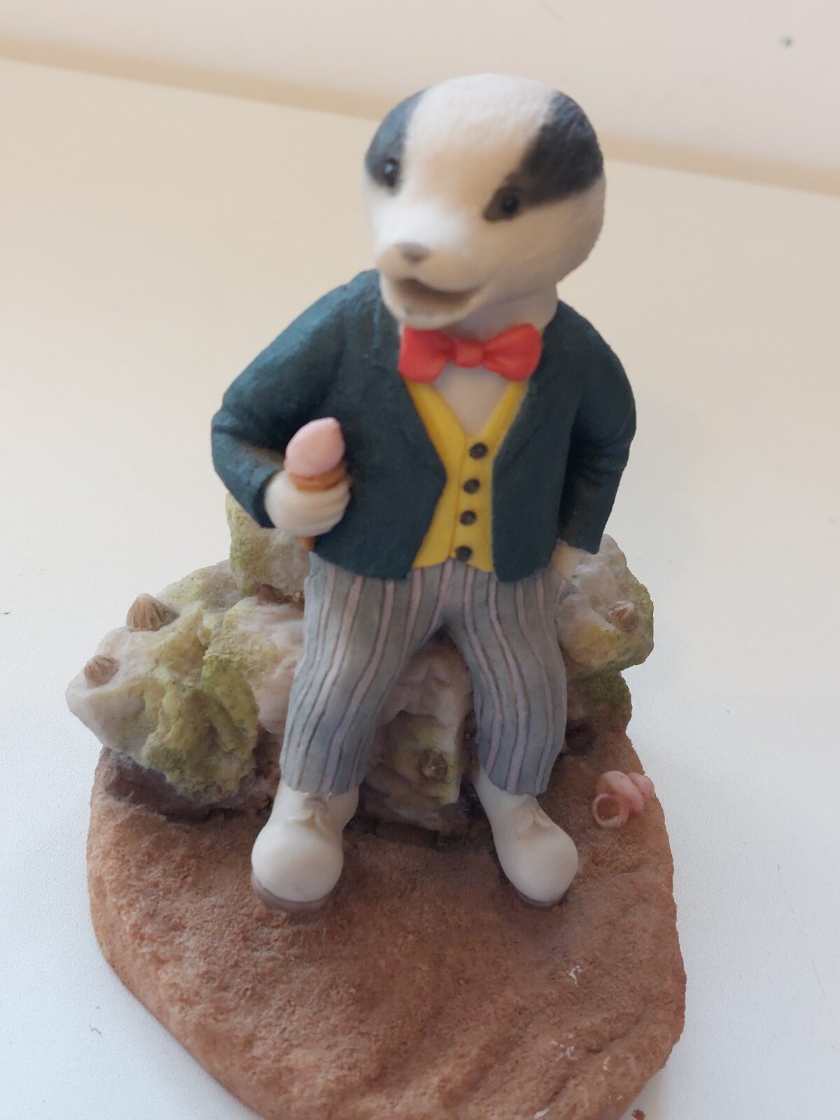 RUPERT THE BEAR "BILL BADGER" FIGURE R034..By ARDEN SCULPTURES 1995