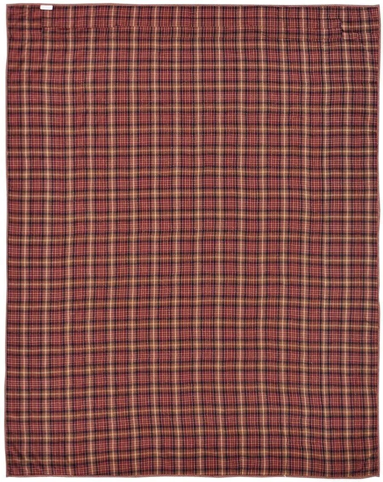 Abilene Star手工绗缝毯子乡村农舍勃艮第红色拼布 — 第 2/4 张图片