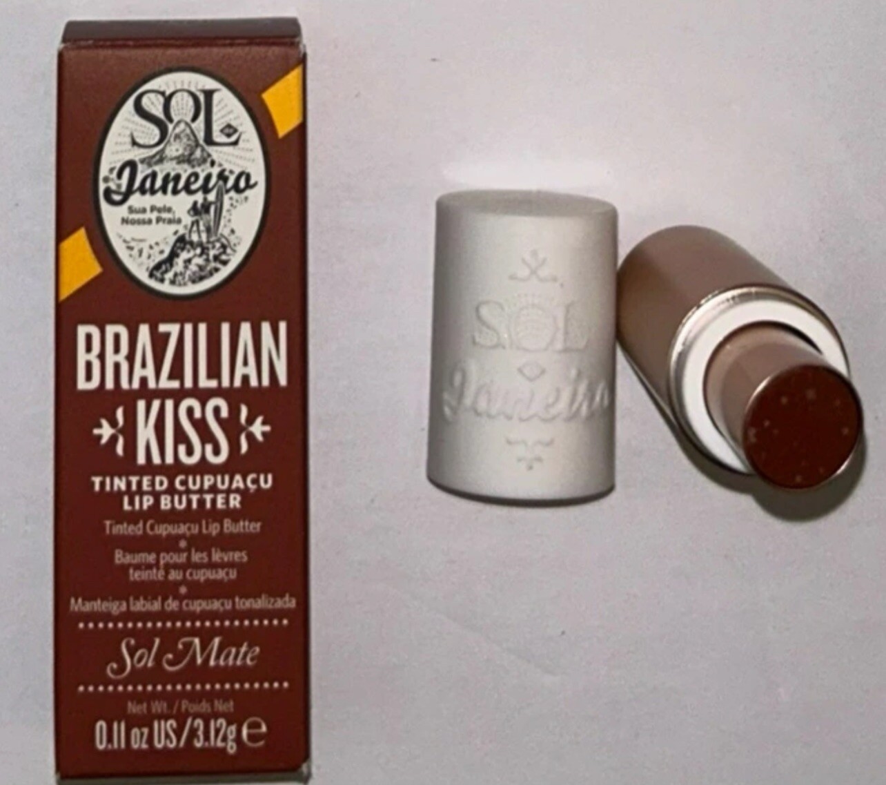 New Sol de Janeiro Brazilian Kiss Tinted Cupuaçu Lip Butter SOL MATE eBay